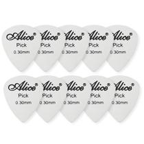 Kit Com 10 Palhetas De Metal Alice Aço Inoxidavel 0.30mm Kit Com 10 Palhetas De Metal Alice Aço Inoxidavel 0.30mm