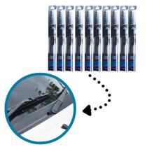 Kit com 10 Palhetas Universais 19 Polegadas Parabrisa Automotivo Tiger Auto Kit com 10 Palhetas Universais 19 Polegadas Parabrisa Automotivo Tiger Auto