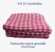 Kit com 10 - Pano de Chão para Limpeza Genérica - 70x45 cm Kit com 10 - Pano de Chão para Limpeza Genérica - 70x45 cm