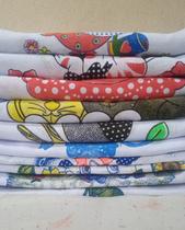 Kit com 10 Panos de Prato Estampados - Tecido 100% Algodão (65cmx40cm)