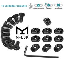 Kit com 10 Parafusos e Porcas M-LOK - Substituição para Handguard e Trilho