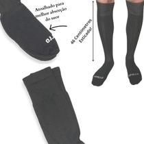 Kit Com 10 Pares de Meião De Futebol Liso Adulto Em Algodão Atoalhado