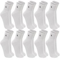 Kit Com 10 Pares De Meias Algodão Cano Medio Lupo Modelo Alto Tamanho Grandes 37 ao 44 No Atacado Kit Com 10 Pares De Meias Algodão Cano Medio Lupo Modelo Alto Tamanho Grandes 37 ao 44 No Atacado