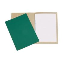 Kit com 10 Pasta de Papelão Com Grampo 34cm x 23cm Verde