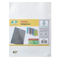 Kit Com 10 Pasta L Transparente A4 Acp