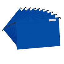 Kit Com 10 Pastas Suspensas Escritório Organização Documentos