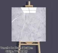 Kit Com 10 Peças placa 3D marmore papel de parede Autocolante Adesivo 30cm x 30cm YY-303019