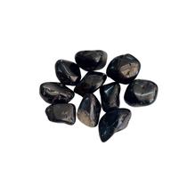kit com 10 pedras turmalina negra rolada pequena