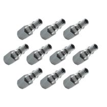 Kit com 10 pino conector para ar comprimido rosca femea 1/4 npt - hidraflux