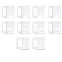 Kit Com 10 Placas 4x2 Cega com suporte Evidence - Fame