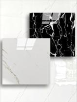 Kit com 10 placas marmore adesivas alto brilho parede - WALLMAKE