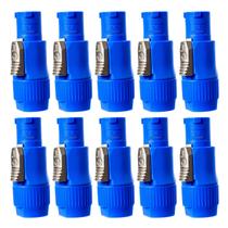 Kit com 10 Plug PowerCon Macho