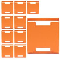 Kit Com 10 Porta Documento A4 Laranja Quadros Elétricos uso Residencial e Comercial