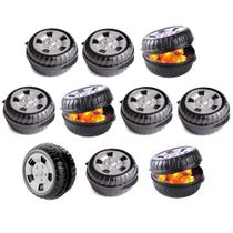 Kit com 10 Potes Roda de Carro Wheels Carrinho Hot Sacolinha Surpresa Aniversário