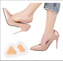 Kit Com 10 Protetores De Calcanhar Gel Para Salto E Sapatos Conforto