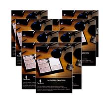 Kit com 10 Refil Calendário Financeiro 2027 Redoma MOD 360