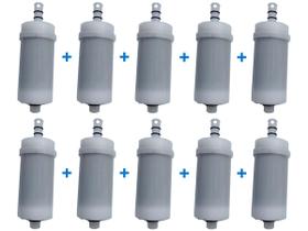 Kit Com 10 Refis Universais P/ Filtro De Torneira Bica Móvel Kit Com 10 Refis Universais P/ Filtro De Torneira Bica Móvel