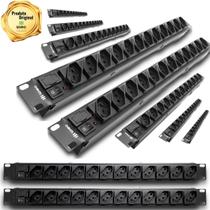 Kit com 10 Réguas para Rack 19" 12 Tomadas - IPEC