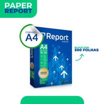 Kit com 10 resmas papel A4 Report