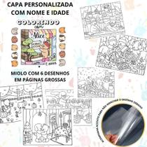 Kit com 10 revistinhas de colorir Bobbie Godds lembrancinha de festa Kit com 10 revistinhas de colorir Bobbie Godds lembrancinha de festa