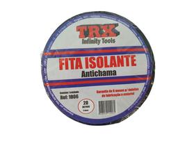 Kit Com 10 Rolos Fita Isolante 20 Metros Anti-chama Preta