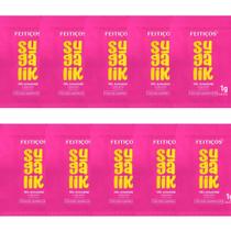 Kit com 10 Sachê Sugalik Sugador Pulsador Líquido 1G Feitiços Kit com 10 Sachê Sugalik Sugador Pulsador Líquido 1G Feitiços