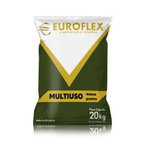 Kit com 10 sacos Massa Pronta Multiuso 20kg cinza