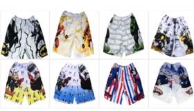 Kit com 10 shorts infantil meninos personsgens