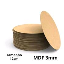 Kit com 10 Sousplat para artesanato em Mdf cru de 3mm , várias medidas disponíveis