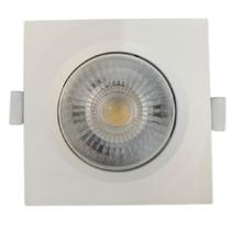 Kit com 10 Spot Led De Embutir Quadrado 5w 6500k Luz Branca Bivolt Avant Kit com 10 Spot Led De Embutir Quadrado 5w 6500k Luz Branca Bivolt Avant