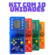 Kit com 10 Super Mini Game Retro Brinck Game Portátil 9999 jogos