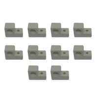 Kit Com 10 Suporte Isolador Louça Cerâmica para Resistência Forno Elétrico Fischer