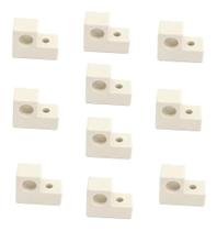 Kit Com 10 Suporte Isolador Louça Resistência Forno Elétrico