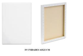Kit Com 10 Telas De Algodão Para Pintura Tamanho 16x22cm