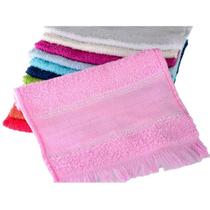 Kit Com 10 Toalhas Social 100% Algodão 20cm x 30cm Toalhinha De Mão Manicure Esmaltaria Artesanato Pintura