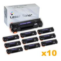 Kit com 10 Toner Pro Resolution para CE285A para P1102 M1210 M1212 M1130 M1132 M1217 P1102W M1217FW
