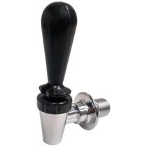 Kit Com 10 Torneiras Para Torre De Chopp Preta E Prata Marchesoni Original