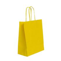 Kit Com 10 Un De Sacola Amarela 17 5X8 5X21 5 Cm