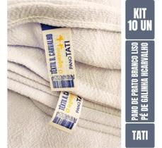 Kit Com 10 Un - Pano De Prato Copa Tati Têxtil H. Carvalho - Kit Com 10 Un - Pano De Prato Copa Tati Têxtil H. Carvalho -