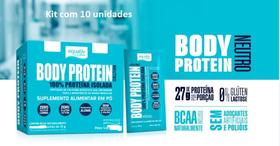 Kit com 10 Unidades de Body Protein Sabor Neutro de Sachê de 15 g-Equaliv