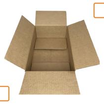 Kit com 10 Unidades de Caixa Grande de Papelão em Kraft 30x20x20 Forte e resistente para mudança organização e envios - Grupo Passaretti