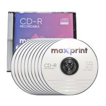 Kit Com 10 unidades de mídia CD-R 700MB 80 min 1X-52X 501576