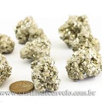 Kit com 10 Unidades de Pirita Peruana Bruta - Cristais Naturais para Orgonite e Revenda - 35mm Kit com 10 Unidades de Pirita Peruana Bruta - Cristais Naturais para Orgonite e Revenda - 35mm