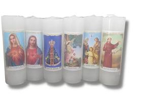 kit com 10 UNIDADES DE velas 7 dias SANTOS DIVERSOS kit com 10 UNIDADES DE velas 7 dias SANTOS DIVERSOS