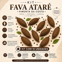 Kit com 10 Unidades Fava de Ataré Proteção Força Espiritual Uso Ritualístico Kit com 10 Unidades Fava de Ataré Proteção Força Espiritual Uso Ritualístico