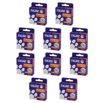 Kit Com 10 Unidades Fita Veda Rosca 18Mm X 50Mm Tigre Kit Com 10 Unidades Fita Veda Rosca 18Mm X 50Mm Tigre