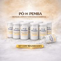 Kit com 10 Unidades Pó de Pemba Proteção Limpeza Espiritual Rituais Kit com 10 Unidades Pó de Pemba Proteção Limpeza Espiritual Rituais