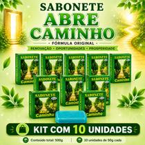 Kit com 10 Unidades Sabonete Abre Caminho Renovação Prosperidade Abertura de Caminhos