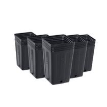 Kit com 10 Vasos Flexíveis Preto para embalagem de Mudas 0,8 Litros Nutriplan Kit com 10 Vasos Flexíveis Preto para embalagem de Mudas 0,8 Litros Nutriplan