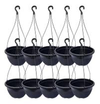 Kit Com 10 Vasos Para Pendurar Com Haste Decoração Para Casa